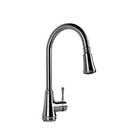 Single Handle Pull Down Sprayer Kitchen Faucet Chrome Plate with CUPC NSF LEAD FREE Certificate F80053