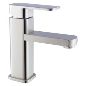 Single handle basin faucet brush nickel 18cm height F40207BN