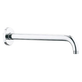 12'- 20' Stainless Steel Shower Arm with Flange Chrome Plate P6307
